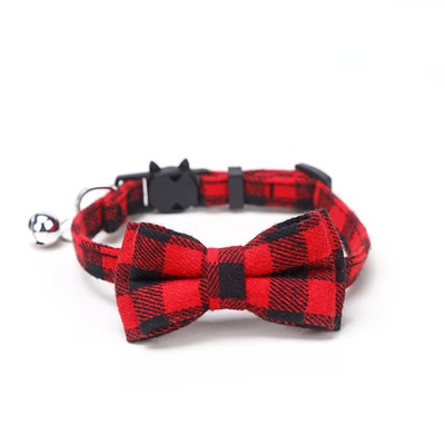 Collier Nœud Papillon pour Animaux – Cravate Réglable avec Clochette