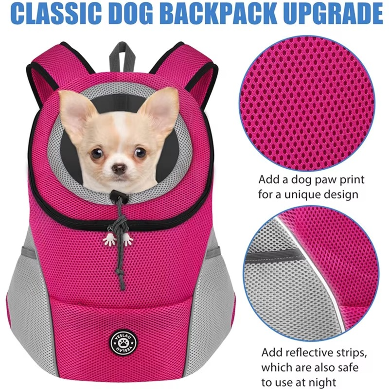 Sac pour Chien – Transport Confortable & Mains Libres pour Petits et Moyens Chiens