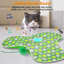 Jouet Interactif Rechargeable pour Chat avec Plume et Son de Souris