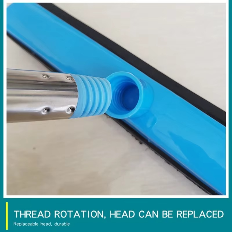 Balai électrostatique en silicone avec manche extensible 
