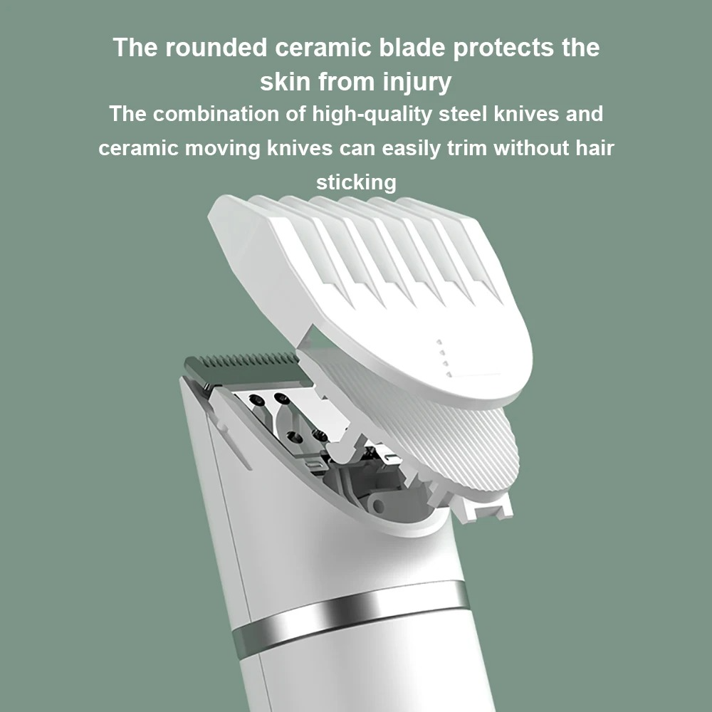 Tondeuse Animale 4-en-1 – Recharge USB et Faible Bruit