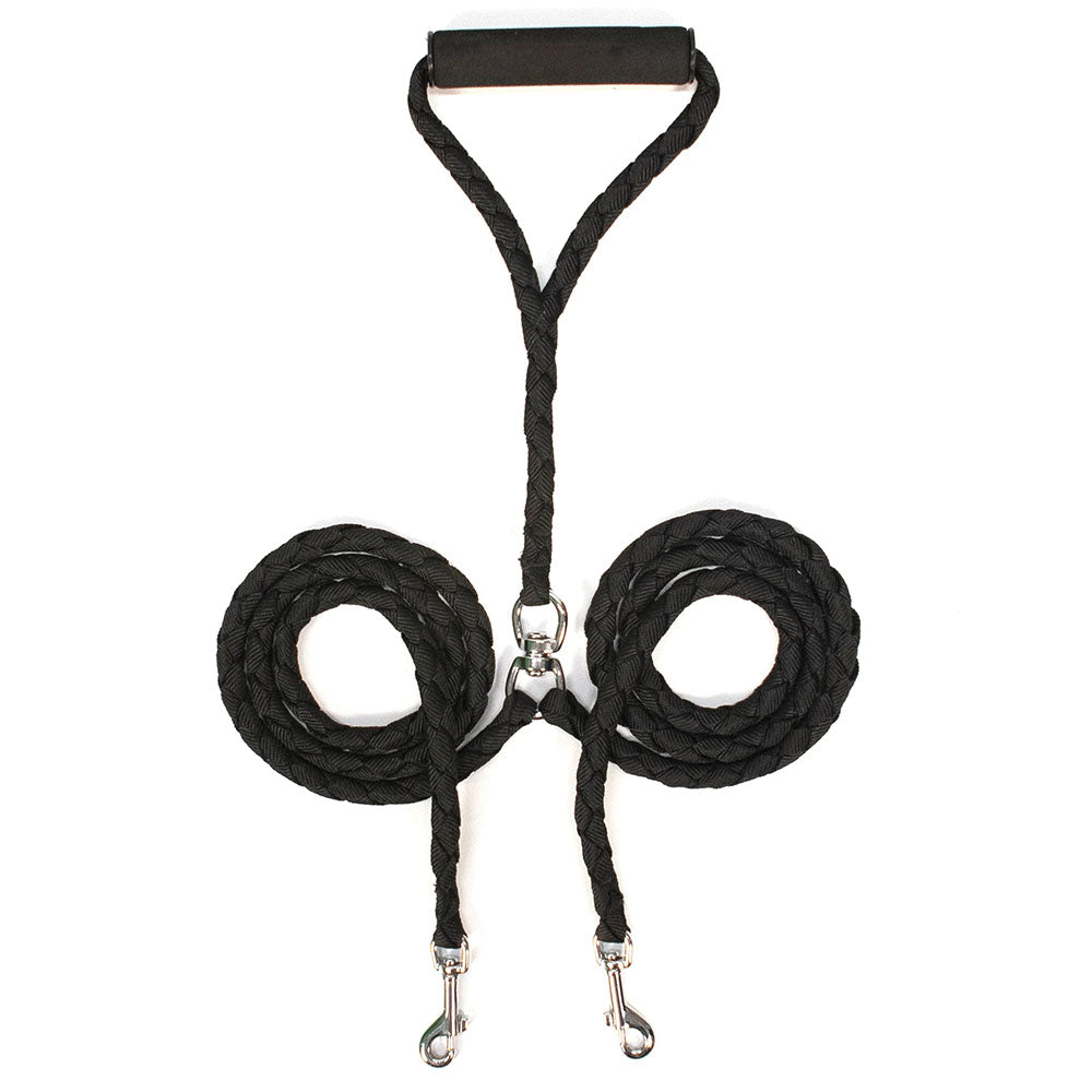 Double Leash for Two Dogs – No-Tangle Splitter Lead