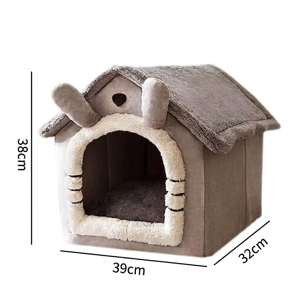 Maison d'intérieur pour chien – Lit chaud pour petits chiens et chats