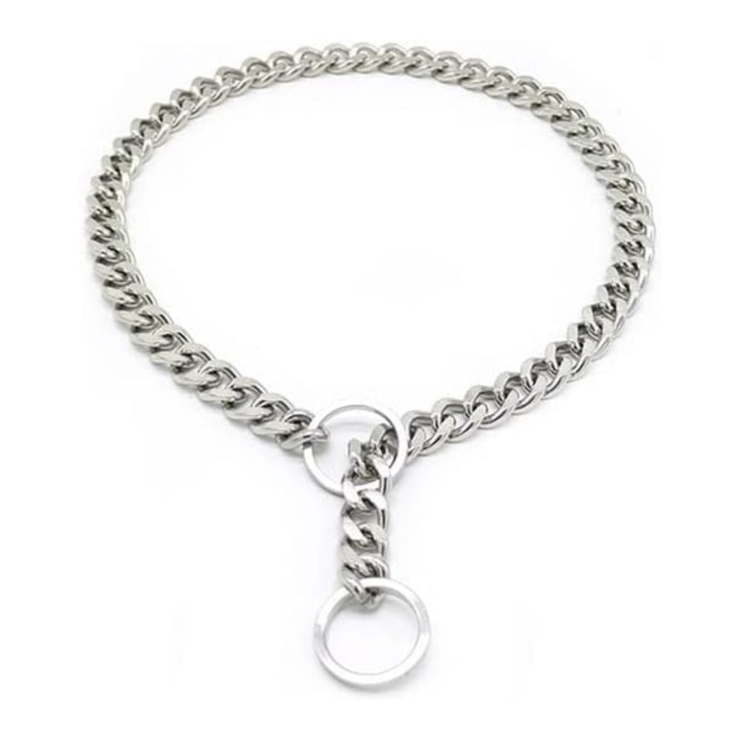 Stainless Steel Slip Chain Dog Collar – 55 cm Training Collar