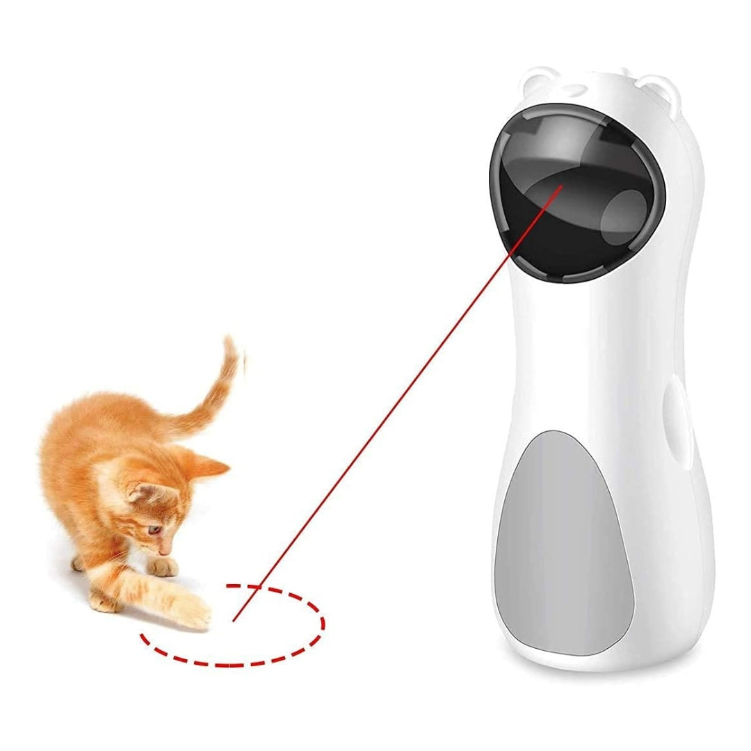Automatic Laser Cat Toy – USB Rechargeable Interactive Laser