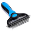 Brosse pour Chat et Chien - Brosse Double Face pour Démêlage et Sous-Poil
