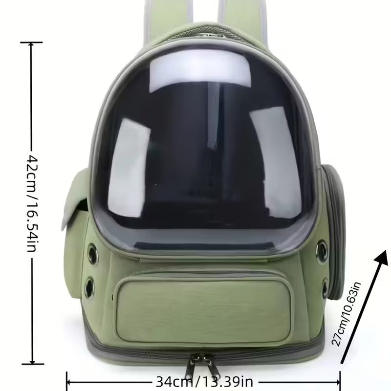 Sac à Dos Transport pour Animaux – Capsule Spatiale Respirante