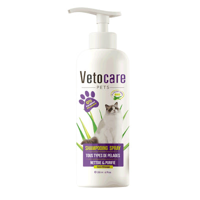 Shampoing Soin du Pelage Chat Vetocare – 200ml 