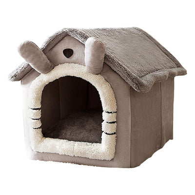 Soft Indoor Dog House – Warm Bed for Small Dogs & Cats