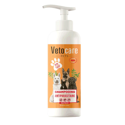 Anti-Parasite Dog Shampoo Vetocare – 200ml (Fleas, Ticks & Lice)
