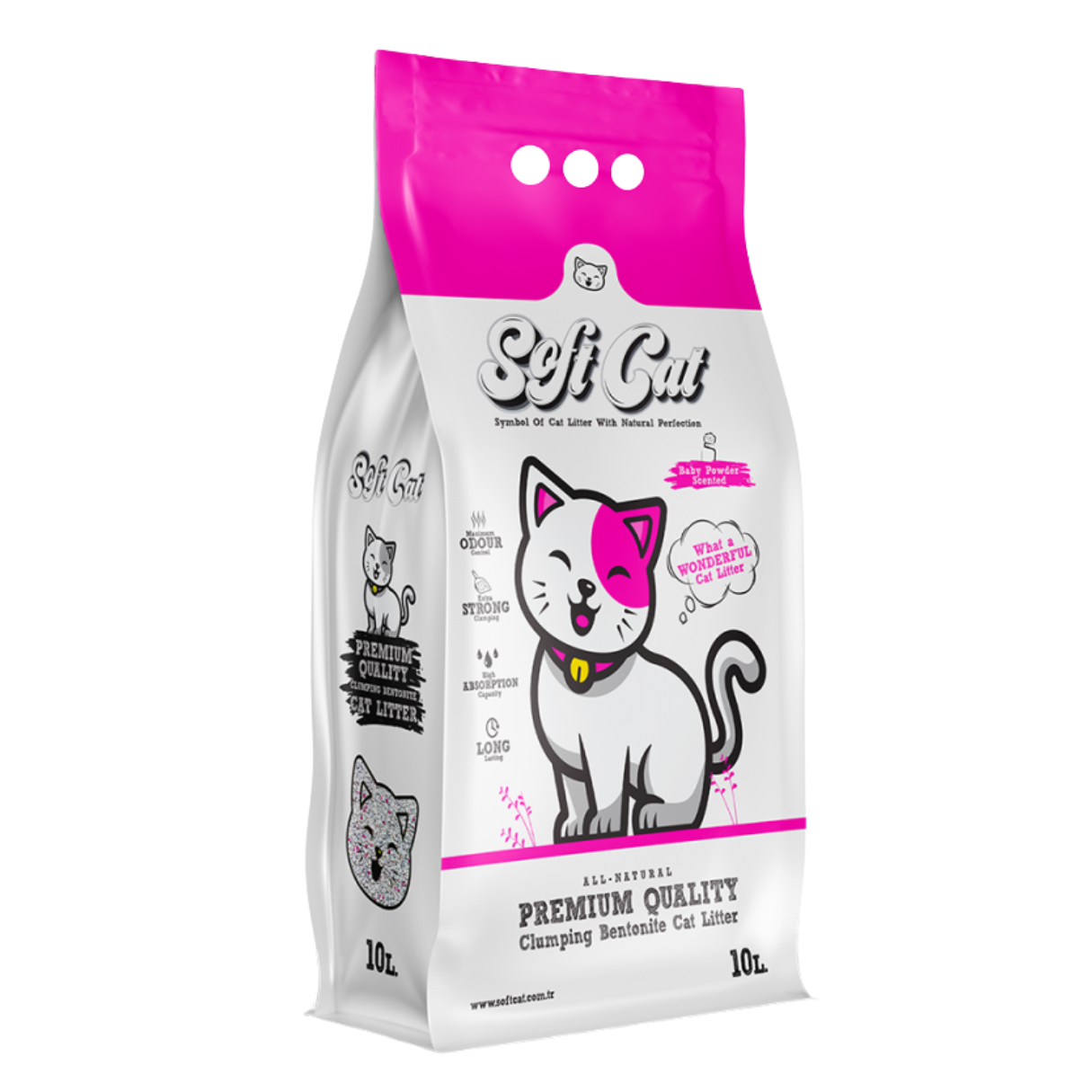 Soft Cat Clumping Cat Litter – 5L / 10L (Marseille Soap / Lavender / Aloe Vera)
