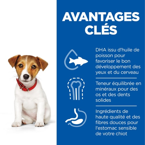 Croquettes pour chiot petite race Hill’s Science Plan – Poulet (6 kg)