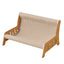 Cat Scratching Bed Sofa – Wooden Frame Lounge with Sisal Surface