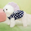 Polka Dot Dog Dress with Harness – Bow Summer Outfit for Small Dogs
