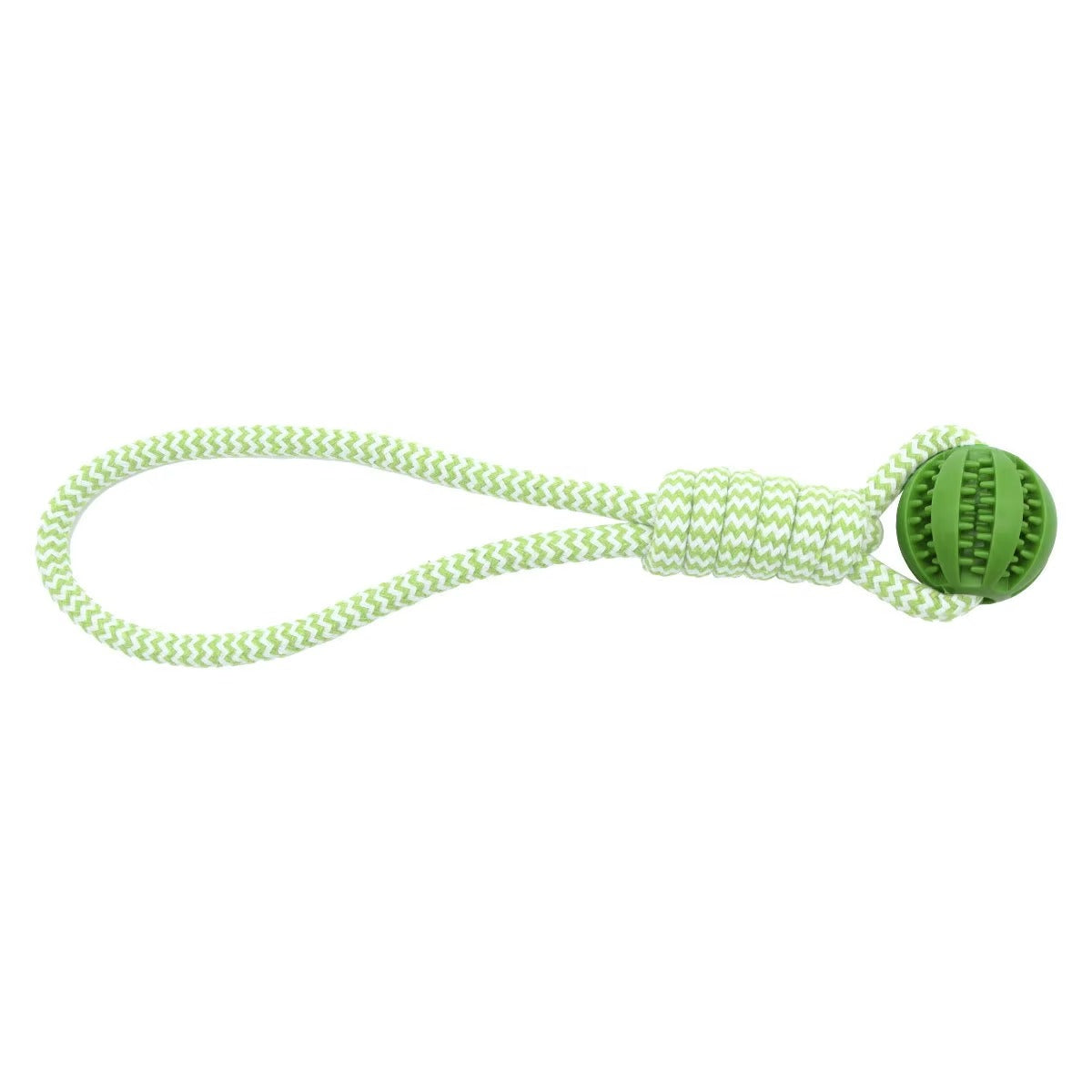 Rope Dog Toy with Treat Ball – Interactive Chew & Tug Toy