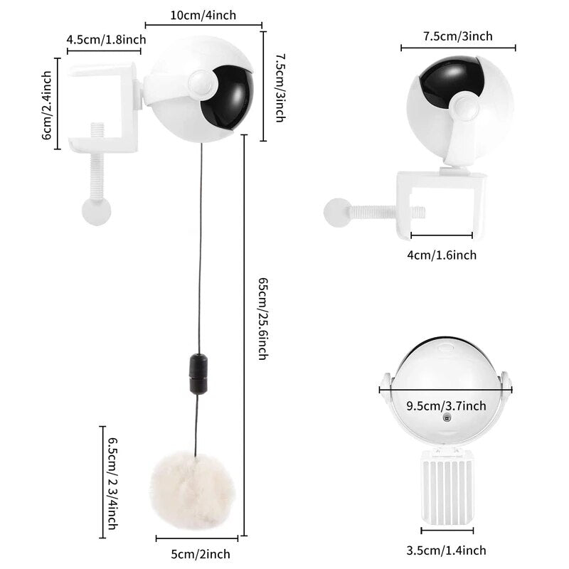 Jouet YoYo pour chat à mouvement interactif électronique