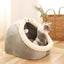 Pet Indoor Cosy Cushion Bed Machine Washable with Pillow and Toy