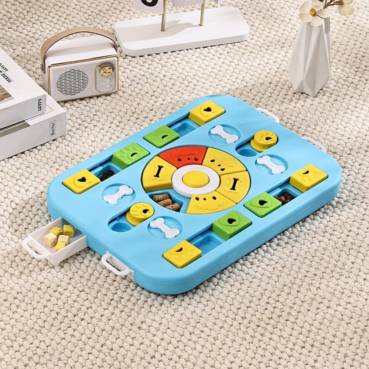 Jouet Puzzle Interactif pour Chien et Chat – Gamelle Anti-Glouton