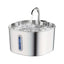 Fontaine à Eau Inox pour Animaux – 2,2 L Silencieuse