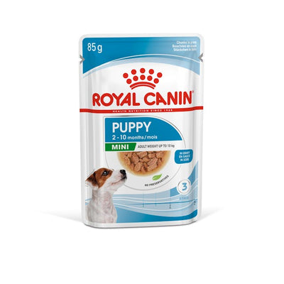 Royal Canin Mini Puppy Chunks in Gravy - Wet Dog Food (85g)