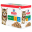 Sachets repas pour chaton Hill’s Science Plan – Poulet et Poisson en sauce (Pack de 12 × 85 g)