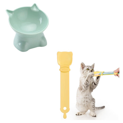 Ensemble bol incliné + cuillère à friandises