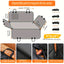 Housse de Siège Voiture pour Chien – 137x147 cm Imperméable avec Rabats Latéraux
