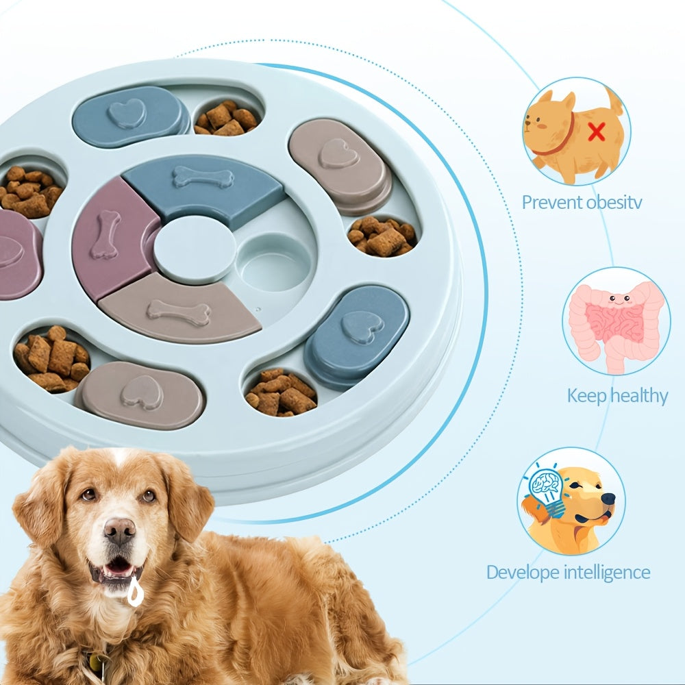 Jouet Puzzle pour Chien – Distributeur de Friandises et Gamelle Anti-Glouton