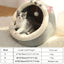 Pet Indoor Cosy Cushion Bed Machine Washable with Pillow and Toy